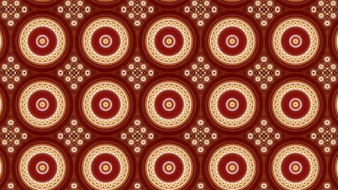Motion circles and flashing light on red background, abstract background, loop Stock Footage 93587145