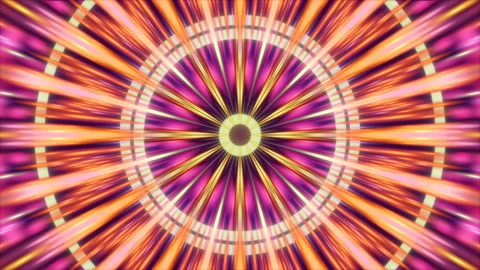 Motion circles on colorful background, loop Stock Footage