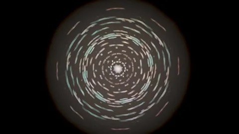 Motion in a circular pattern creating a dynamic visual effect Stock Footage 337386463