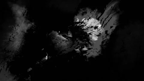 Motion clip features dark grungy ink blot elements and can be used as a overlay Stock Footage 160656256