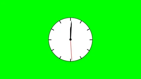 Motion of Clocks Showing Different Times in a Dynamic Scene for Video. Stock Footage 342751132