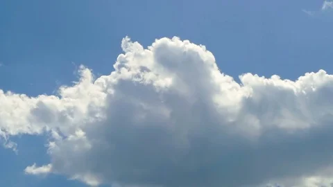 Motion of clouds. Hyper Lapse. Stock Footage 80033889