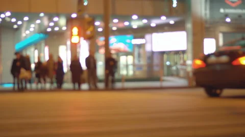 Motion of colourful diffused blurred and defocused twinkling lights Stock Footage 68933207