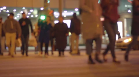 Motion of colourful diffused blurred and defocused twinkling lights Stock Footage 68933812