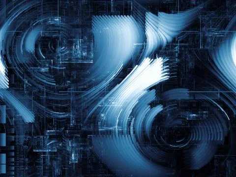 Motion Components Stock Illustration