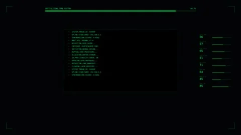 Motion of computer code and digital data streams in a high-tech cybersecuri.. Stock Footage 342666995