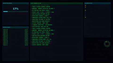 Motion of Computer Screen Displaying Coding and Programming Data for Softwa.. Stock-Footage 342637824
