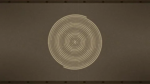Motion of concentric circles pattern in dynamic visual display for optical .. Vídeos de archivo 342525728