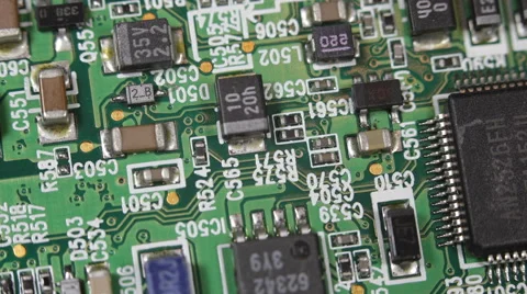 Motion Control Electronic Board Background Office Server Network Video Game Tech Stock Footage 44355027