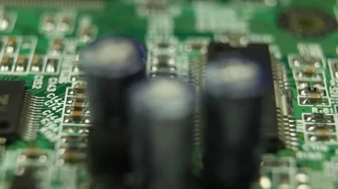 Motion Control Modern Circuitboard Manufacturing Microcontroller Engineering Stock Footage 8765828