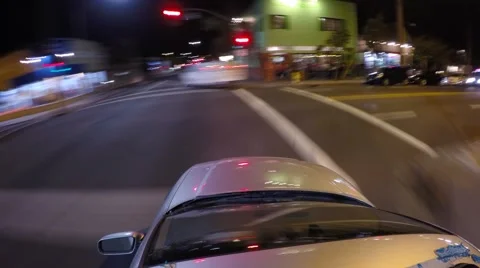 Motion Control Night Driving Timelapse Видео 51545122