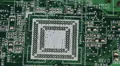 Motion Control Rotating Close-up Electronic Main Circuits Board Processors Plate HD Footage