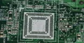 Motion Control Rotating Close-up Electronic Main Circuits Board Processors Plate 4k or 4k+ Resolution