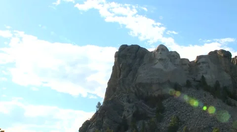 Motion Control Timelapse Mount Rushmore II Stock Footage 934571