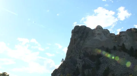 Motion Control Timelapse Mount Rushmore Stock Footage 934666