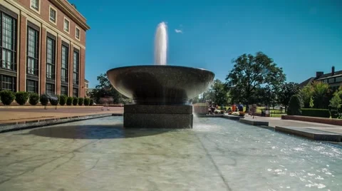 Motion controlled time-lapse of OSU Fountain Stock-Footage 42805929