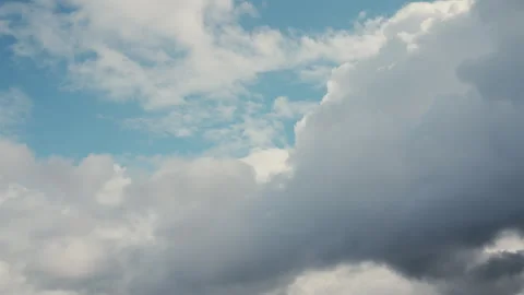 Motion controlled time lapse taken of dramatic sky and bad weather with dar.. Видео 345426695