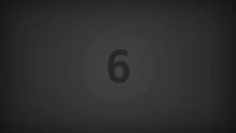 Motion countdown video featuring dynamic sequence of numbers eight five two.. 库存影片 342662080