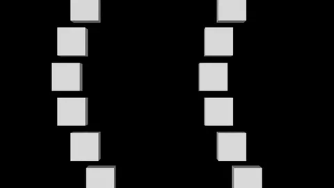 Motion cubes pattern Video stock 73245269