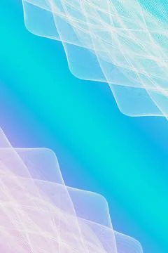 Motion curved light lines on colored background Stock Illustration
