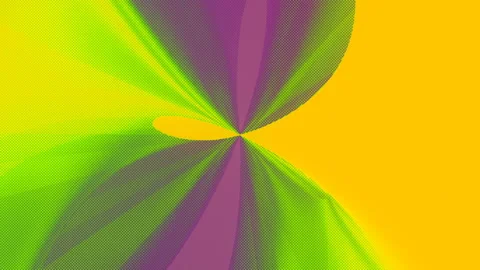Motion in curved tunnel with a colored surface. 3d rendering loop animation HD Video stock 170305631