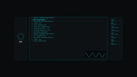 Motion Data Analysis Computer Screen Coding Programming Technology Digital .. 库存影片 342536334