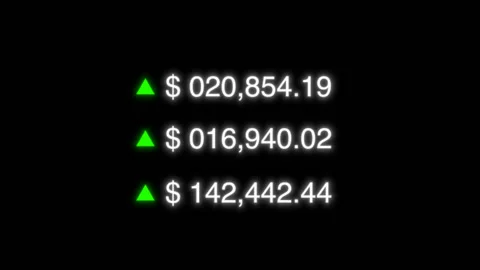 Motion design 3d Counting fast grow counter dollars income in numbers. Concept Stock Footage 120691288