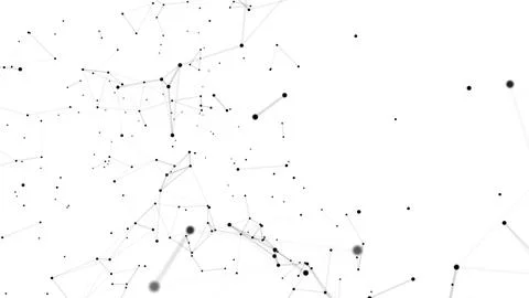 Motion design abstraction black web on a white background. Black lexus 4k white Stock Illustration
