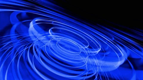 Motion design bg of flow particles shaping lines, helix and abstract structures Stock Footage 141675907