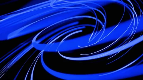 Motion design bg of flow particles shaping lines, helix and abstract structures Stock Footage 141676163