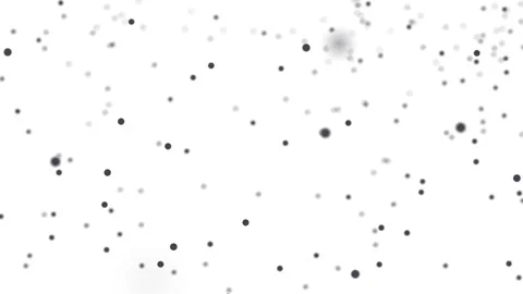 Motion design black particles move smoothly across the screen. White background 스톡 동영상 229494615