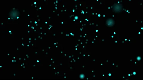 Motion design blue particles. Motion graphics turquoise dust. 4k turquoise Stock Footage 229491773