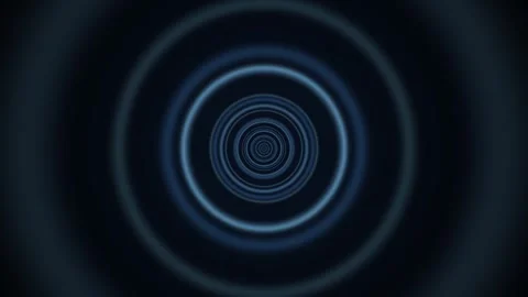 Motion design of concentric circles in dark background Stock Footage 340231263
