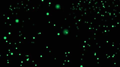 Motion design green particles. Motion graphics abstract dust. 4k turquoise 스톡 동영상 229492229