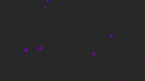 Motion design purple particles move smoothly across the screen. Dark background Stock Footage 229494585