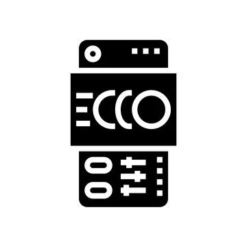 Motion design ux ui design glyph icon vector illustration Stock Illustration