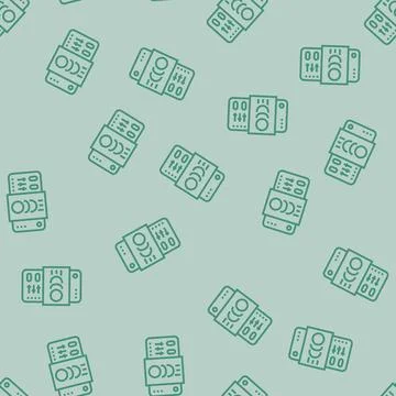 Motion design ux ui design line seamless pattern 스톡 일러스트
