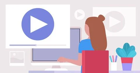 Motion designer Stock Illustration