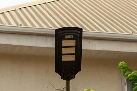Motion detection security light Foto stock