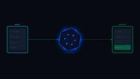 Motion Digital Data Transfer Network Animation with Connecting Nodes and Da.. 库存影片 342560890