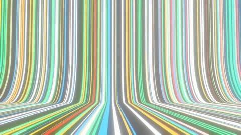 Motion of digital flow Bright video Stock Footage 269091826