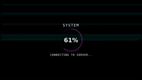Motion of digital system connecting transfer process in technology environmen 库存影片 342548776