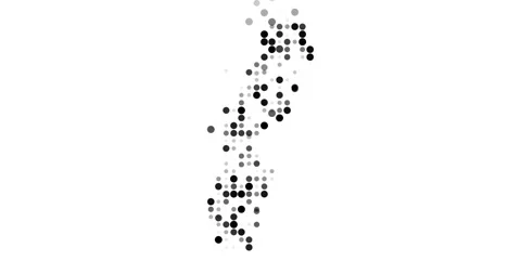 Motion Dots Assemble Shaping Sweden Silhouette Map Stock Footage 319300341