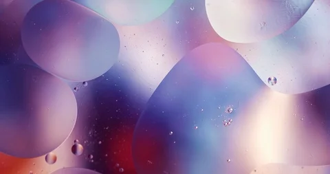 Motion Drops. Beautiful Bright Background. Fluid Art Vídeo Stock 125428093