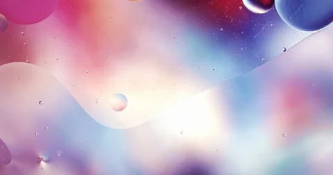 Motion Drops. Beautiful Bright Background. Fluid Art Vídeo Stock 125428882