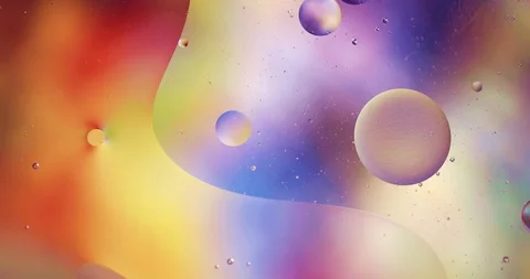 Motion Drops. Beautiful Bright Background. Fluid Art Видео 125429088