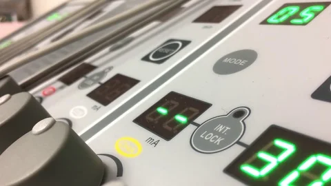 Motion of electrical Stimulation equipment used for physiotherapy Stock Footage 82633722