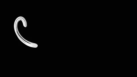 Motion element on black background. Stock Footage 234064127