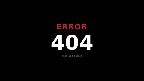 Motion Error 404 Video Sequence Highlighting Digital Glitch and Connectivit.. Stock Footage 342638358