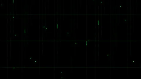 Motion of Falling Particles in Dark Space Creating Dynamic Visual Effect fo.. Stockbeeldmateriaal 342748729